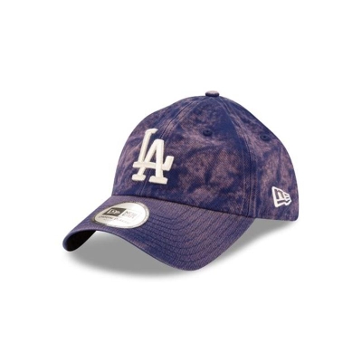 Sapca New Era Los Angeles Dodgers MLB Hand Brush Wash Casual Classic Adjustable - Violet